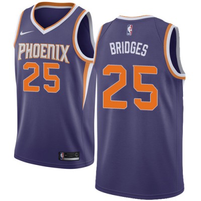 Nike Phoenix Suns #25 Mikal Bridges Purple NBA Swingman Icon Edition Jersey Men's